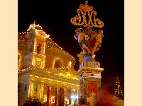 Die Kathedrale von Mosta: Beleuchtung nicht nur an Weihnachten (Quelle: MTA)